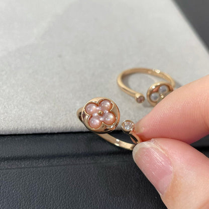 [Clover Jewellery]SUN 1 DIAMOND PINK MOP RING