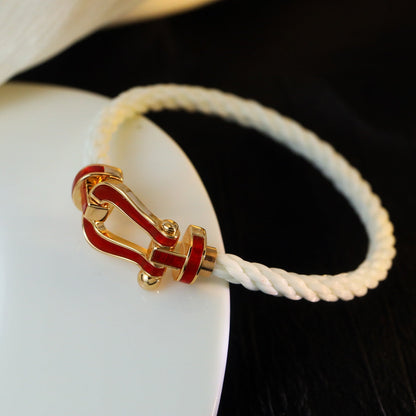 [Clover Jewelery]FORCE 10 WHITE TEXTILE DIAMOND PAVED