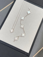 [Clover Jewelry]CLOVER SILVER MOP 5 MOTIF BRACELET