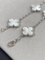 [Clover Jewelry]CLOVER SILVER MOP 5 MOTIF BRACELET