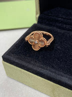 [Clover Jewelry]CLOVER RIVERSIBLE ROSE GOLD RING