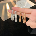 [Clover Jewelry]クラッシュフープイヤリング