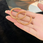 [Clover Jewelry]クラッシュフープイヤリング