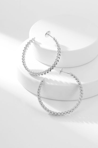 [Clover Jewelery]CLASH HOOP EARRINGS