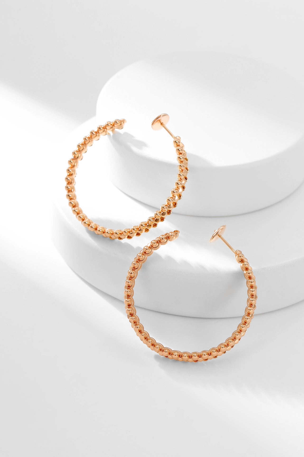 [Clover Jewelry]クラッシュフープイヤリング