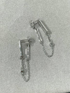 [Clover Jewelry]CHAINE CHAOS DIAMOND DROP OHRRINGE