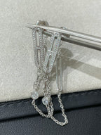 [Clover Jewelry]CHAINE CHAOS DIAMOND DROP OHRRINGE