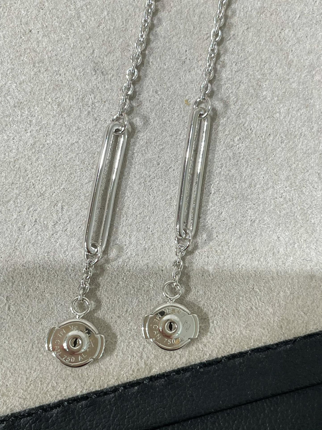 [Clover Jewelry]CHAINE CHAOS DIAMOND DROP OHRRINGE