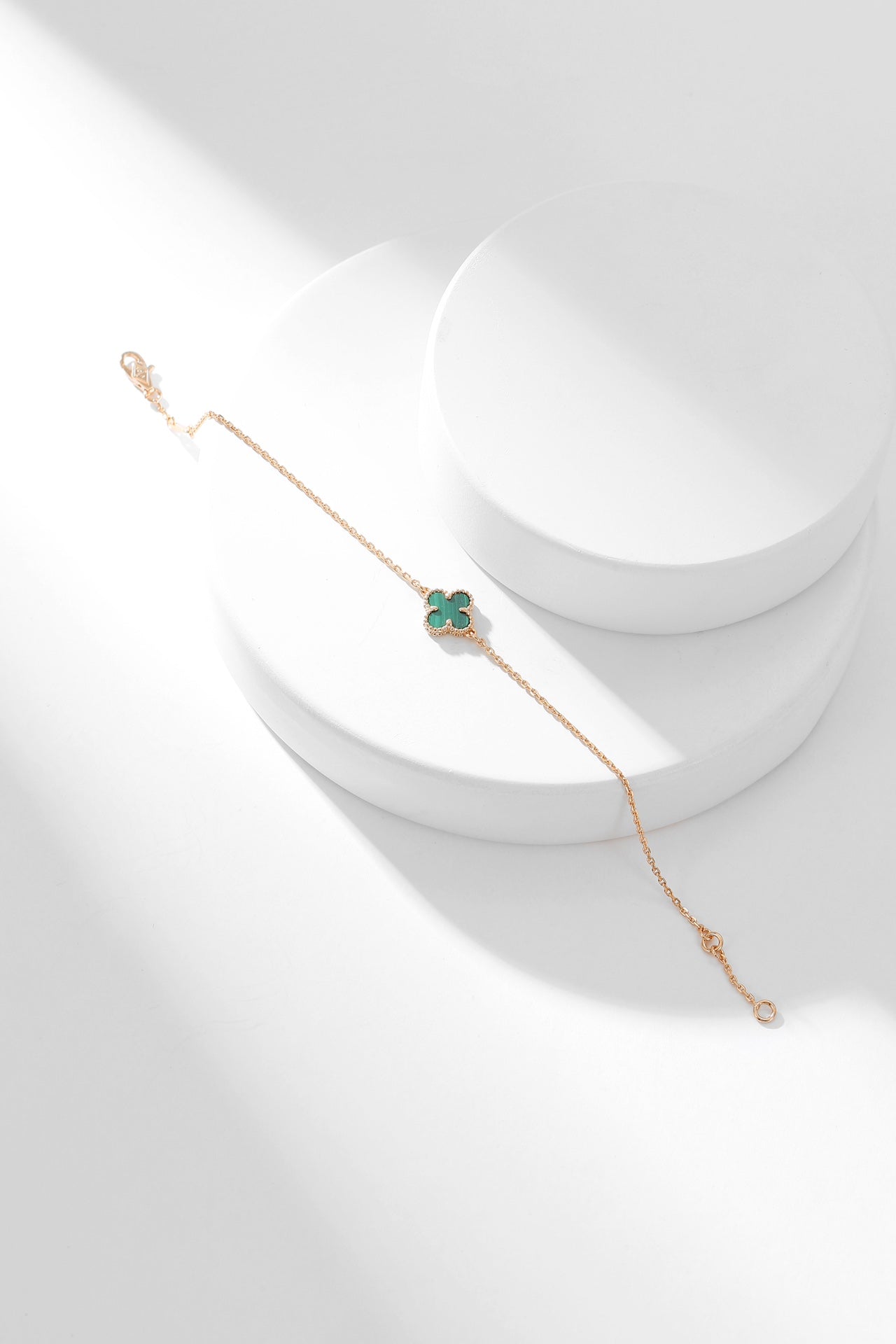 [Clover Jewelry]CLOVER BRACELET MALACHITE 1 MOTIF