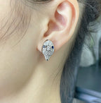 [Clover Jewelry]サーペント ダイヤモンド スタッド ピアス