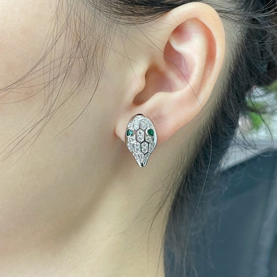 [Clover Jewellery] Schlangen-Diamant-Ohrstecker