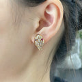 [Clover Jewelry]サーペント ダイヤモンド スタッド ピアス