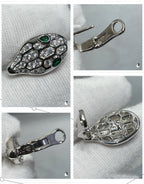 [Clover Jewelry]サーペント ダイヤモンド スタッド ピアス