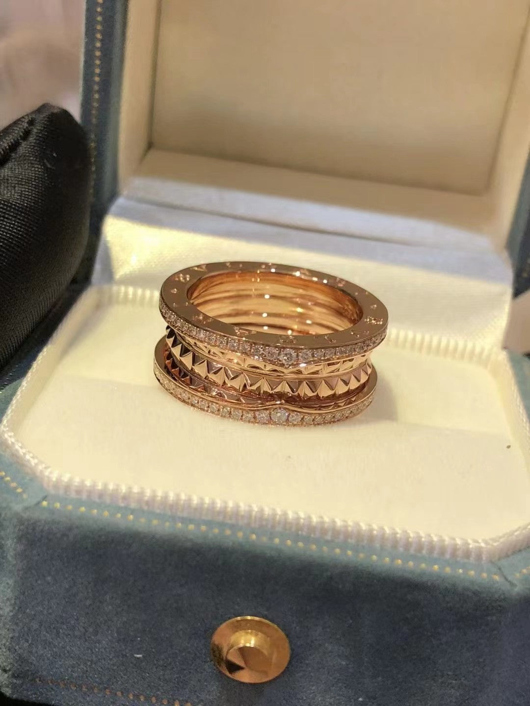 [Clover Jewelery]ZERO 1 ROCK DIAMOND PINK GOLD