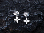 [Clover Jewelry]VIDYLLE SILBERNE DIAMANT MINI-HÄNGEOHRRINGE