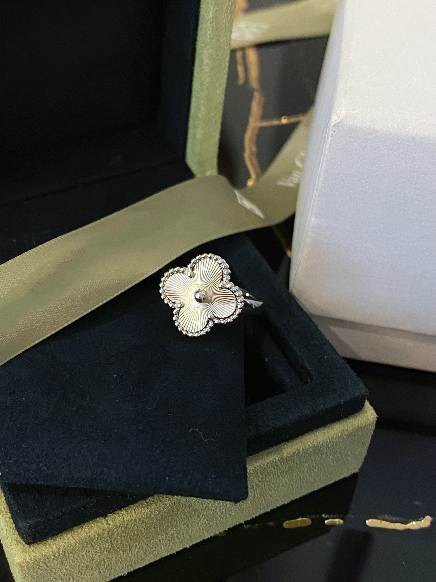 [Clover Jewelry]CLOVER SILVER RING
