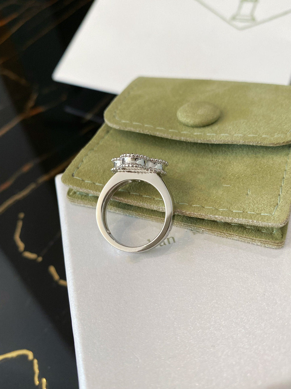 [Clover Jewelry]CLOVER SILVER RING