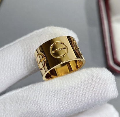 [Clover Jewelery]LOVE 11MM LARGE RING