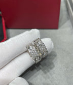[Clover Jewelry]LIEBE 5.5MM DIAMANT BESETZTE OHRRINGE
