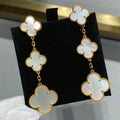 [Clover Jewelry]CLOVER MOP 3 MOTIVE GOLD OHRRINGE