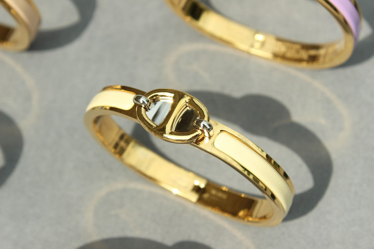 [Clover Jewelery]CLIC CHAINE GOLD BRACELET
