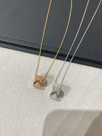 [Clover Jewelry]LIENS EVIDENCE DIAMANT-PAVÉ-HALSKEtte