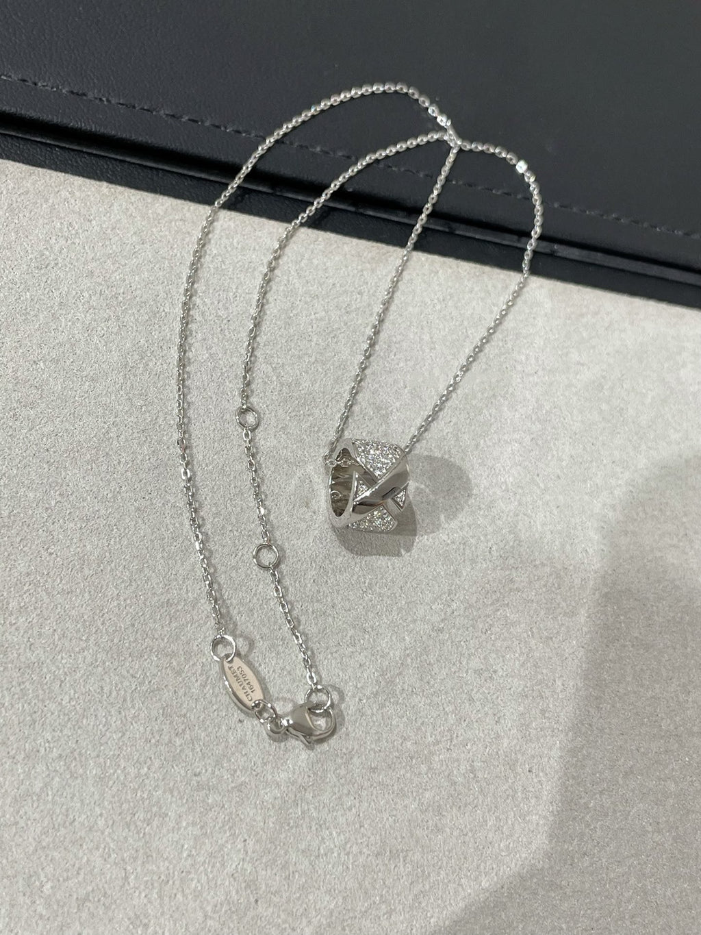 [Clover Jewelry]LIENS EVIDENCE DIAMANT-PAVÉ-HALSKEtte