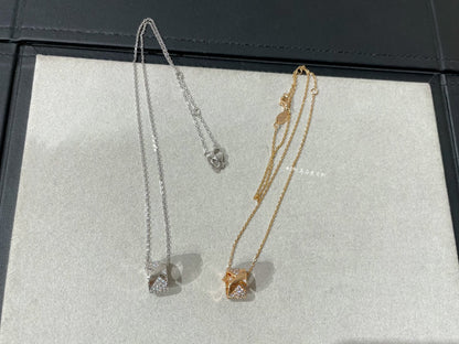[Clover Jewelery]LIENS EVIDENCE DIAMOND PAVED NECKLACE