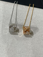 [Clover Jewelry]LIENS EVIDENCE DIAMANT-PAVÉ-HALSKEtte