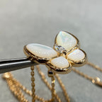 [Clover Jewelry]BUTTERFLY MOP DIAMOND NECKLACE