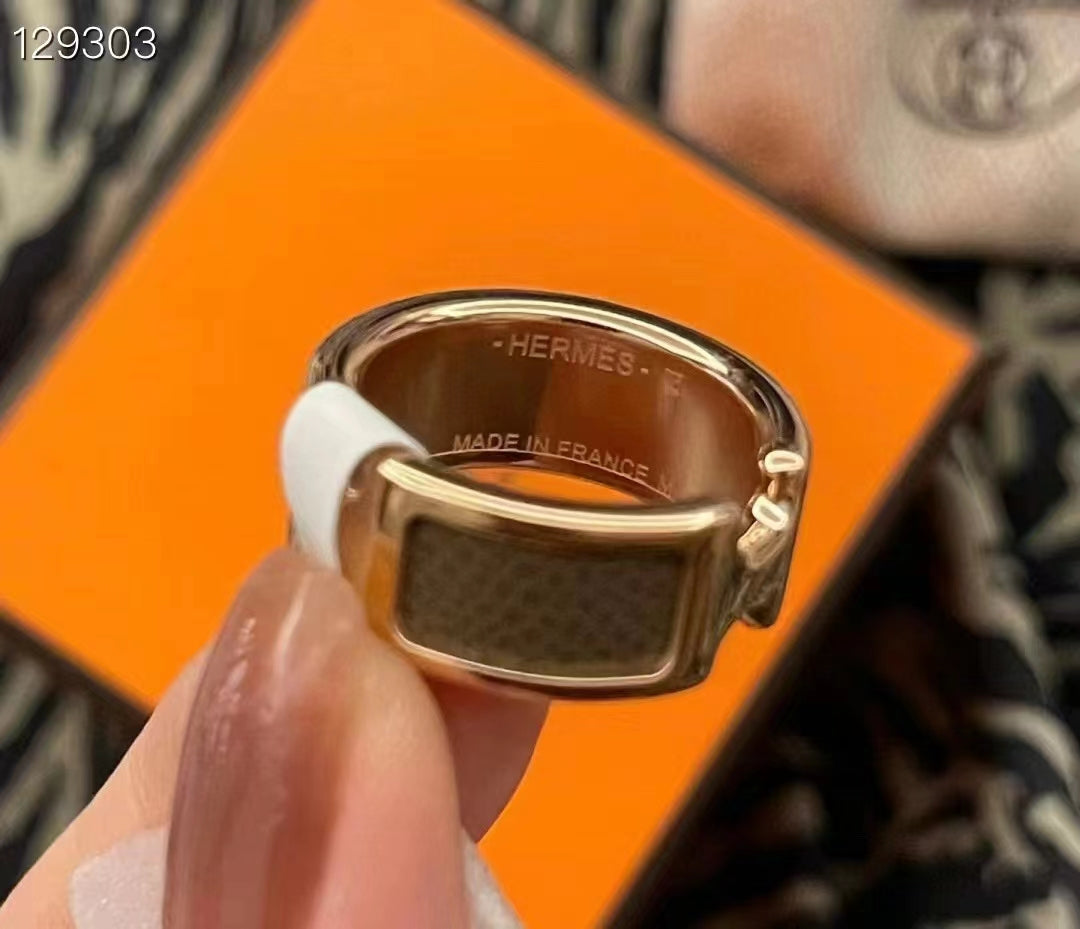 [Clover Jewelry]OLYMPE PINK GOLD RING