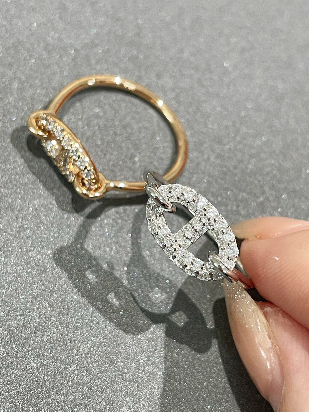 [Clover Jewelry]RONDE SMALL DIAMOND RING