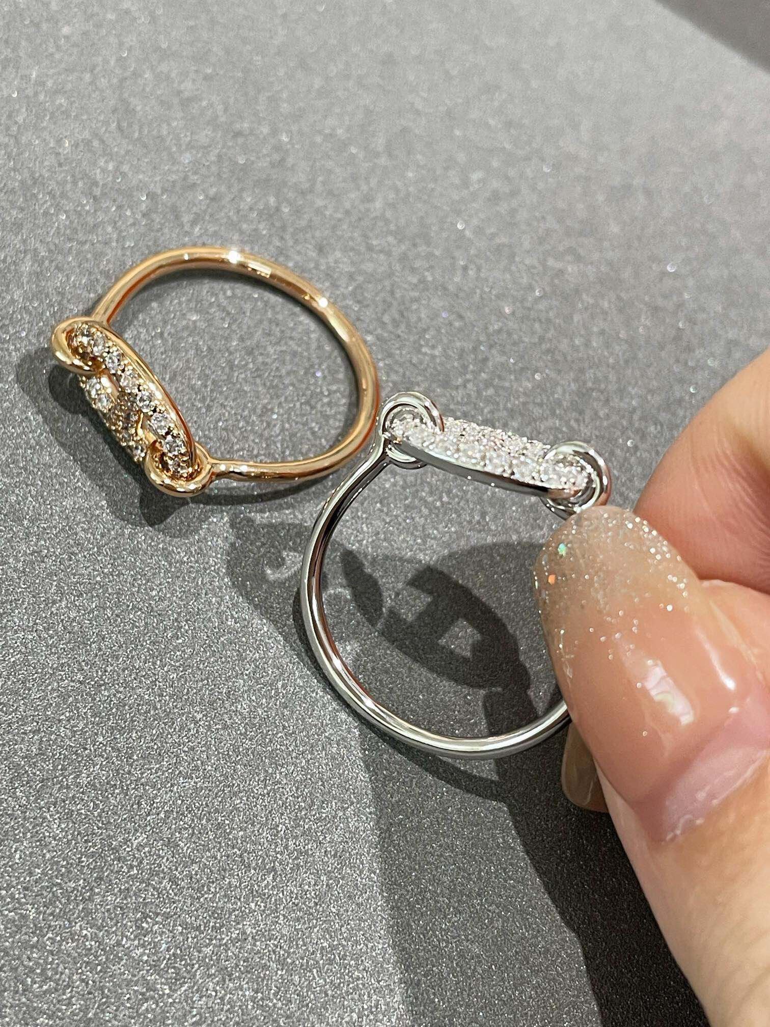 [Clover Jewelry]RONDE SMALL DIAMOND RING