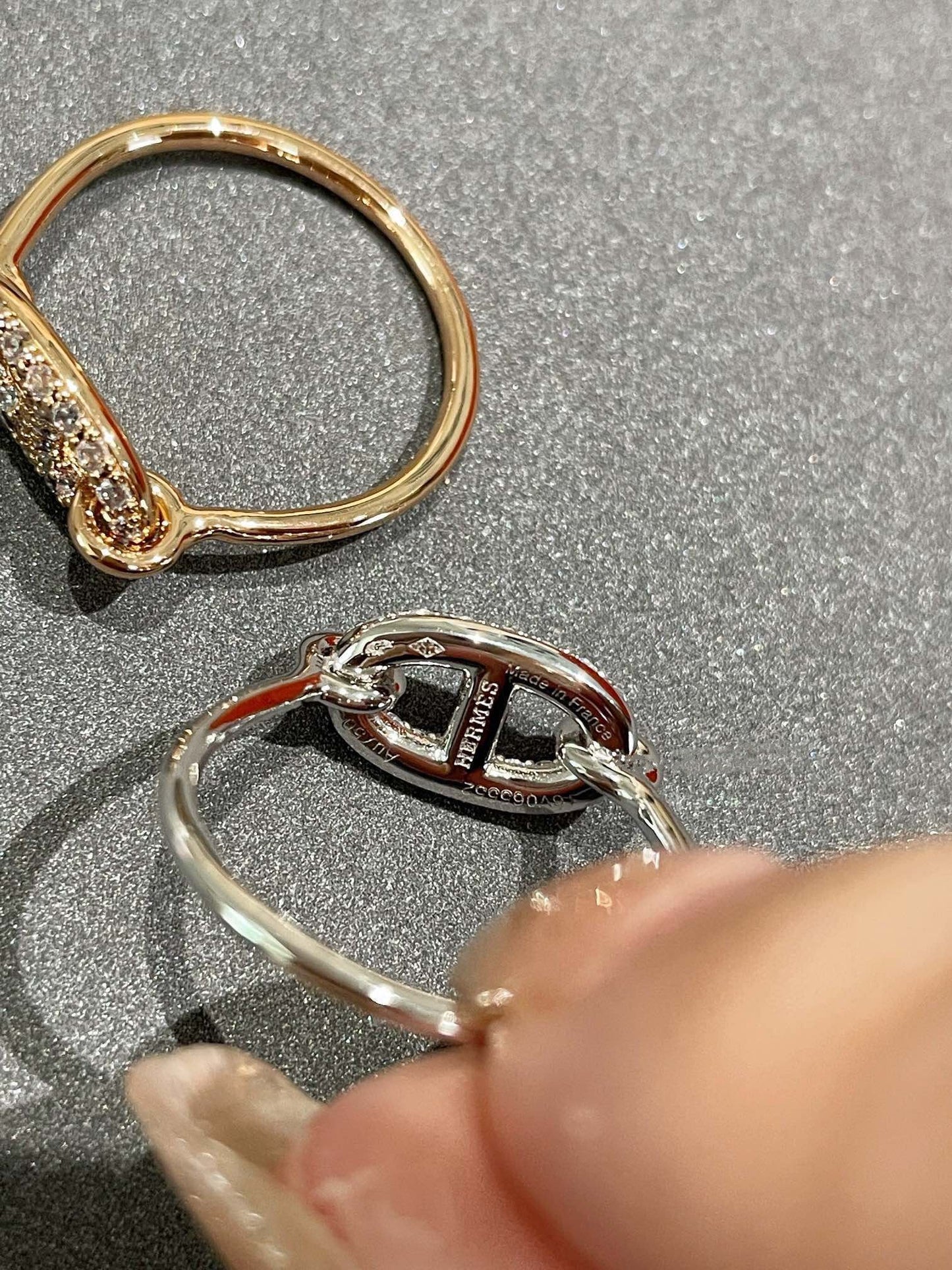 [Clover Jewellery]Runder kleiner Diamantring