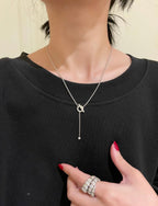 [Clover Jewelry] FINESSE シルバーダイヤモンドネックレス