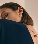 [Clover Jewelry]BEE LOVE DIAMOND HOOP EARRINGS