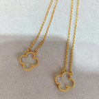 [Clover Jewelry]CLOVER BERGKRISTALL ROSÉGOLD HALSKEТTЕ