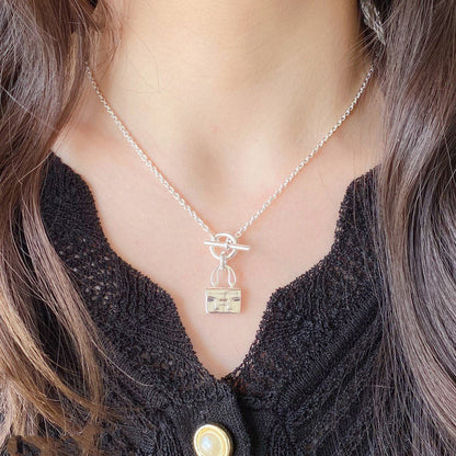 [Clover Jewelery]CONSTANCE PEDANT SILVER NECKLACE