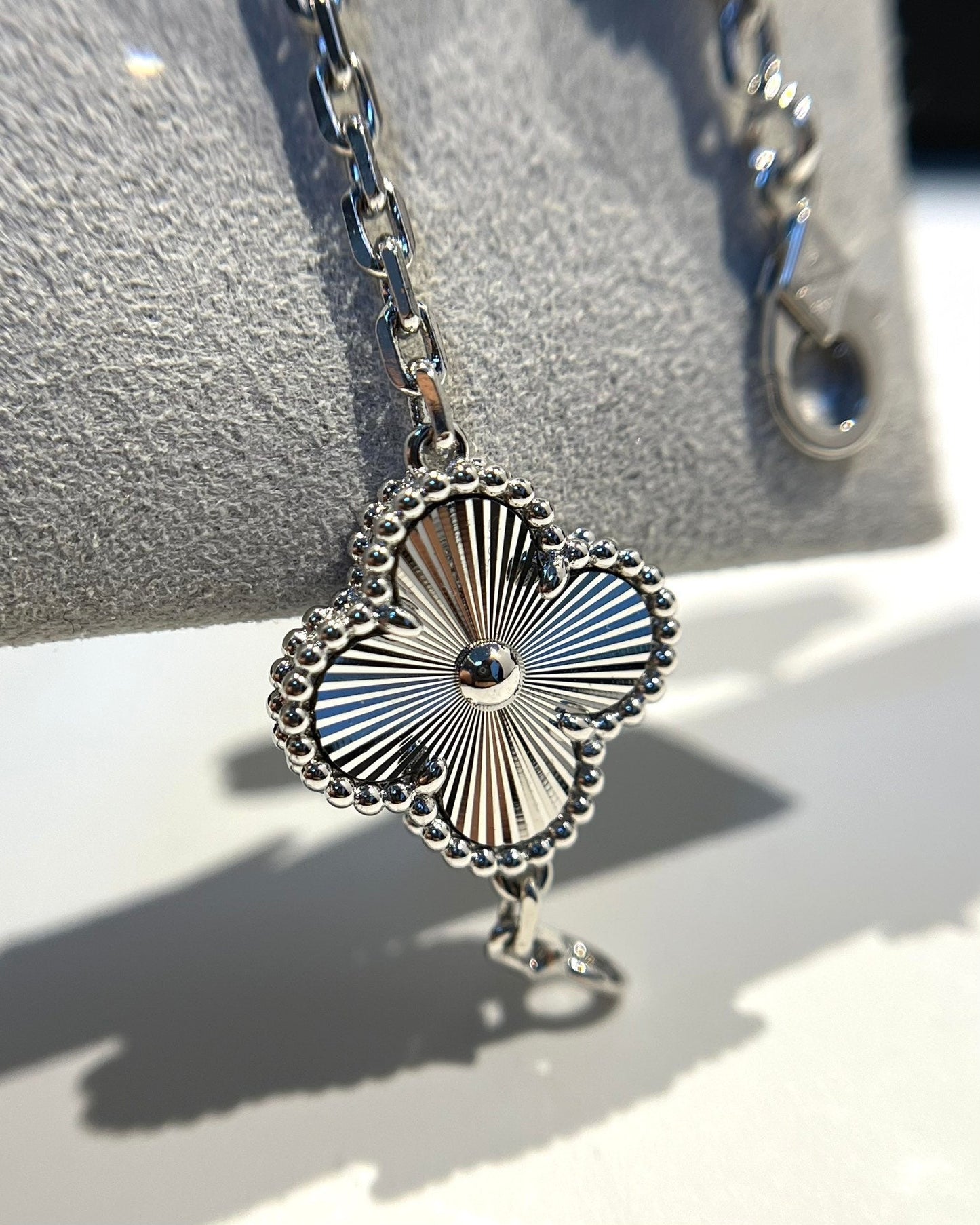 [Clover Jewelry]CLOVER 5 MOTIV SILBER DIAMANT ARMBAND