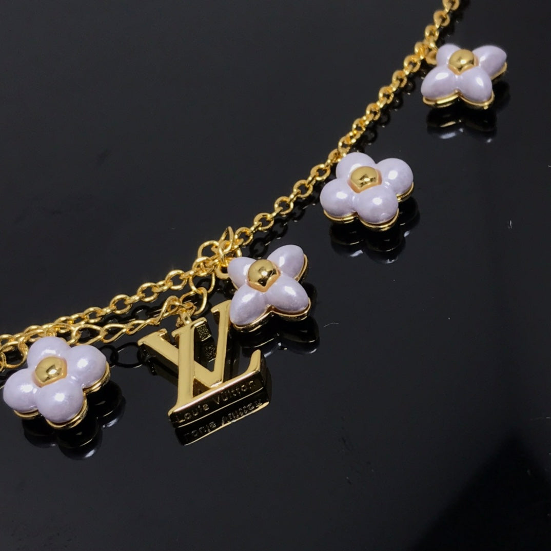 [Clover Jewelery]LOGO 6 MOTIF STAR AND SUN GOLD BRACELET