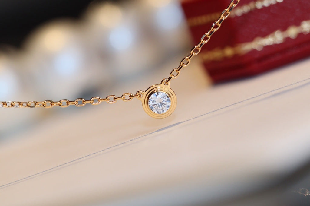 [Clover Jewelry]DAMOUR ダイヤモンドネックレス