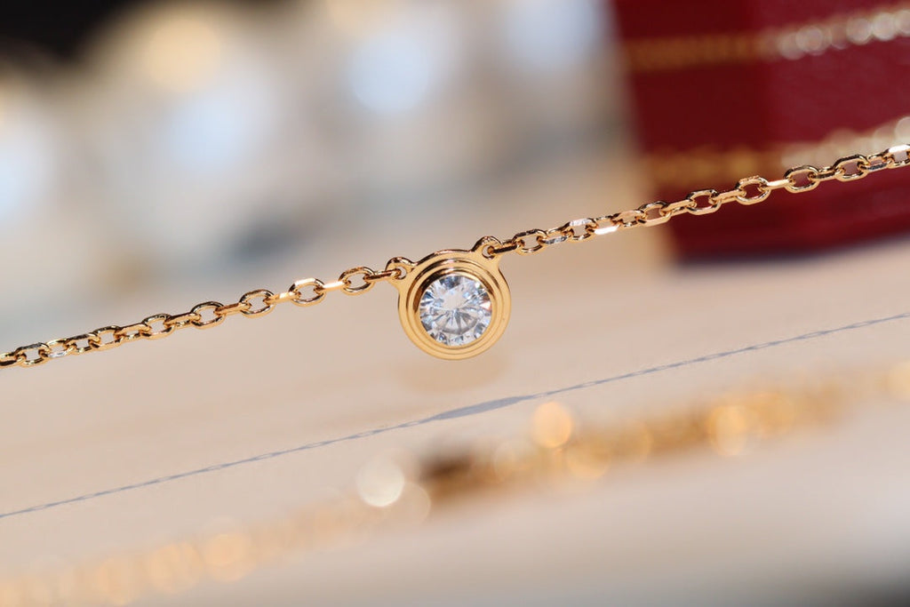 [Clover Jewelry]DAMOUR ダイヤモンドネックレス