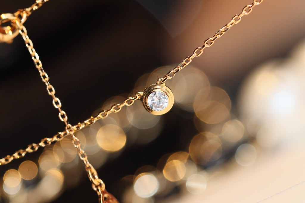 [Clover Jewelry]DAMOUR ダイヤモンドネックレス