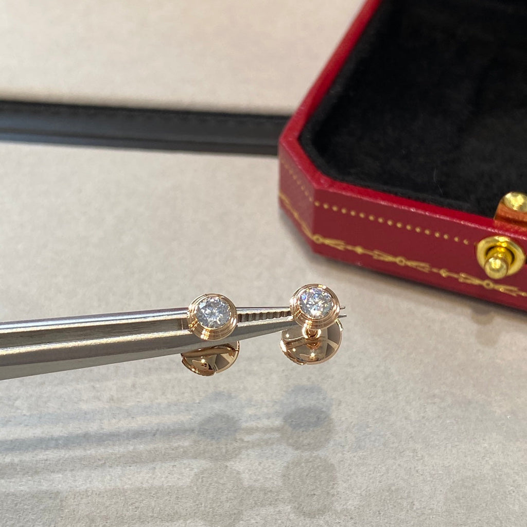 [クローバージュエリー]DAMOUR ダイヤモンドピアス