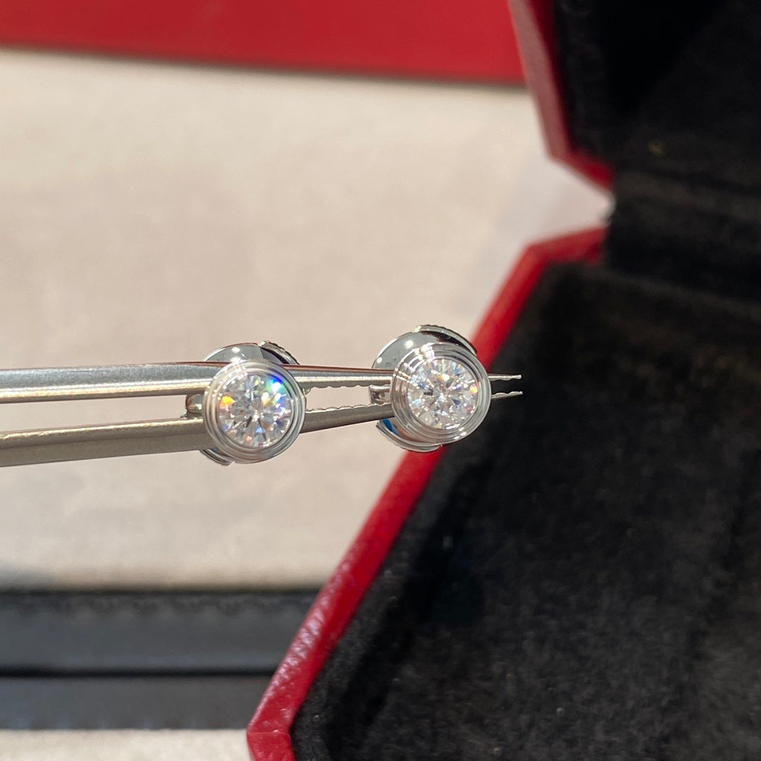 [Clover Jewelry]DAMOUR DIAMOND EARRINGS