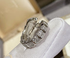 [Clover Jewelry]SERPENTI RING SILVER DIAMOND PAVED