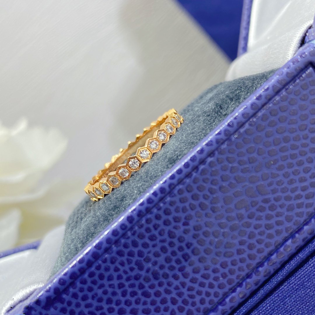 [Clover Jewelery]BEE LOVE DIAMOND PAVED SMALL RING