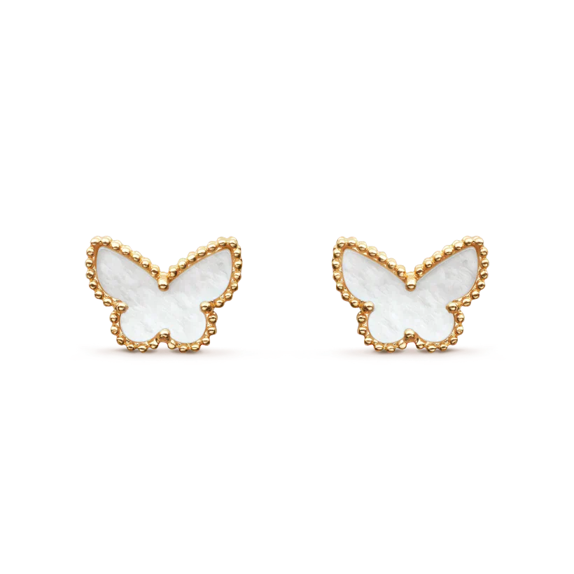 [Clover Jewelry]SWEET BUTTERFLY MOP OHRSTECKER
