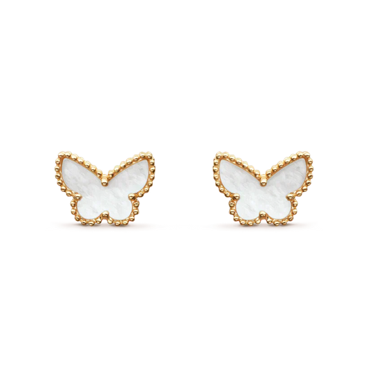 [Clover Jewelery]SWEET BUTTERFLY MOP EARSTUDS