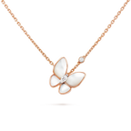 [Clover Jewelry]BUTTERFLY MOP DIAMOND NECKLACE